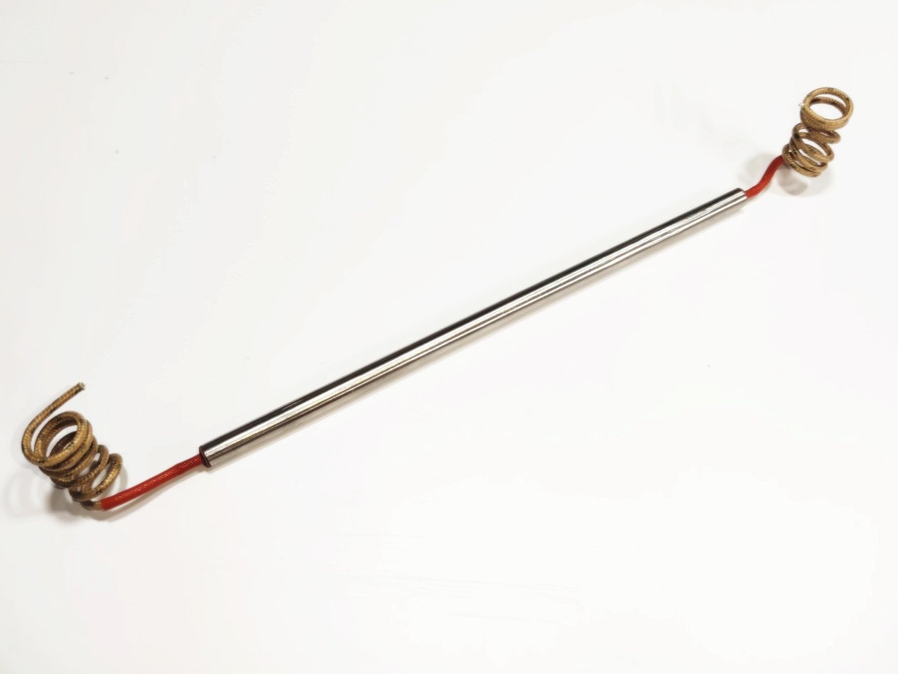 Çene Isıtıcı Rezistans 18cm boy-6,8mm kalınlık-150 Watt-24Volt 