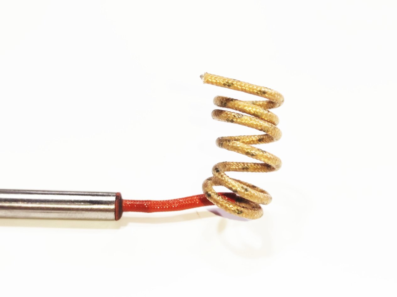 Çene Isıtıcı Rezistans 18cm boy-6,8mm kalınlık-150 Watt-24Volt 