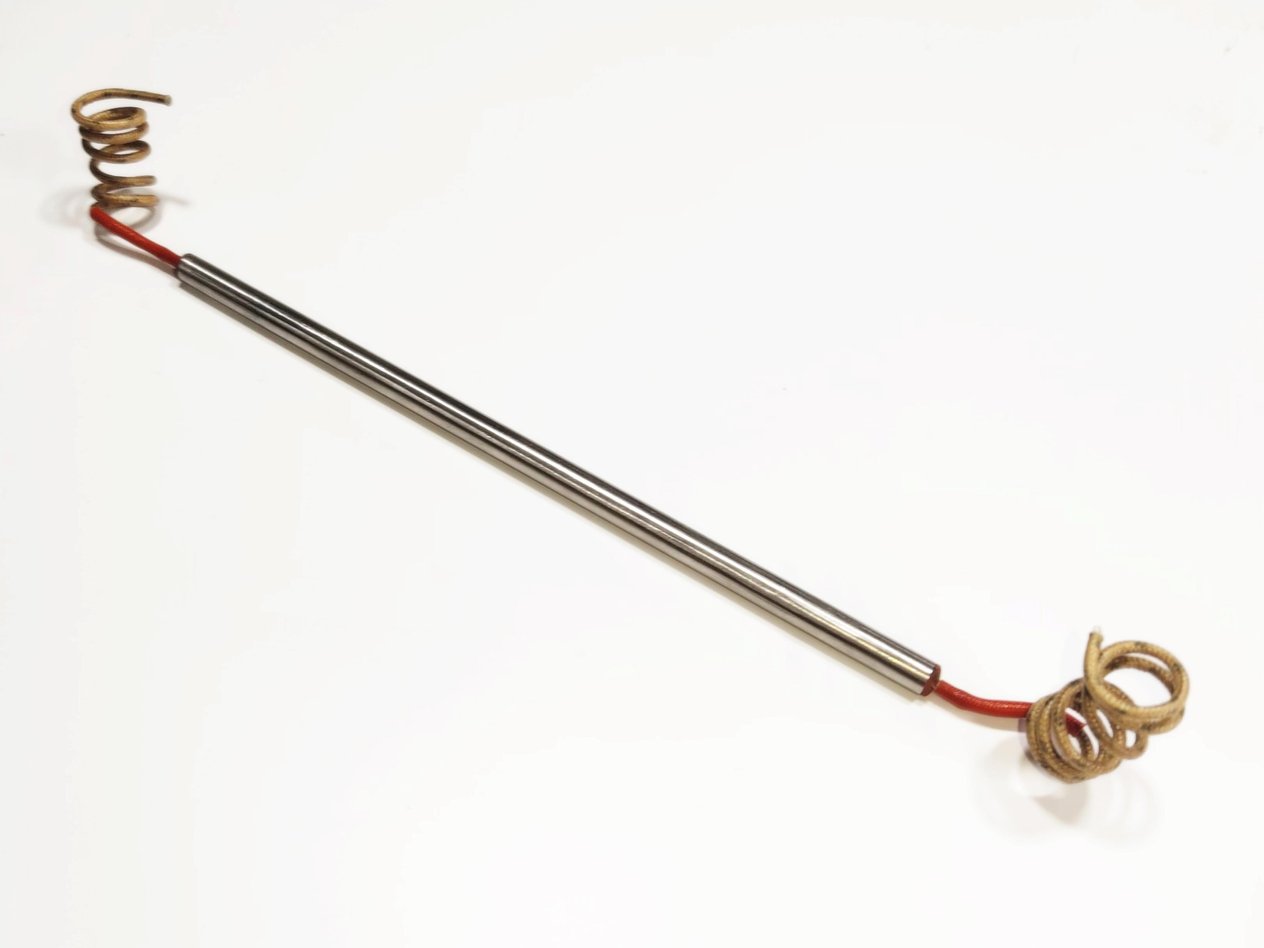 Çene Isıtıcı Rezistans 18cm boy-6,8mm kalınlık-150 Watt-24Volt 