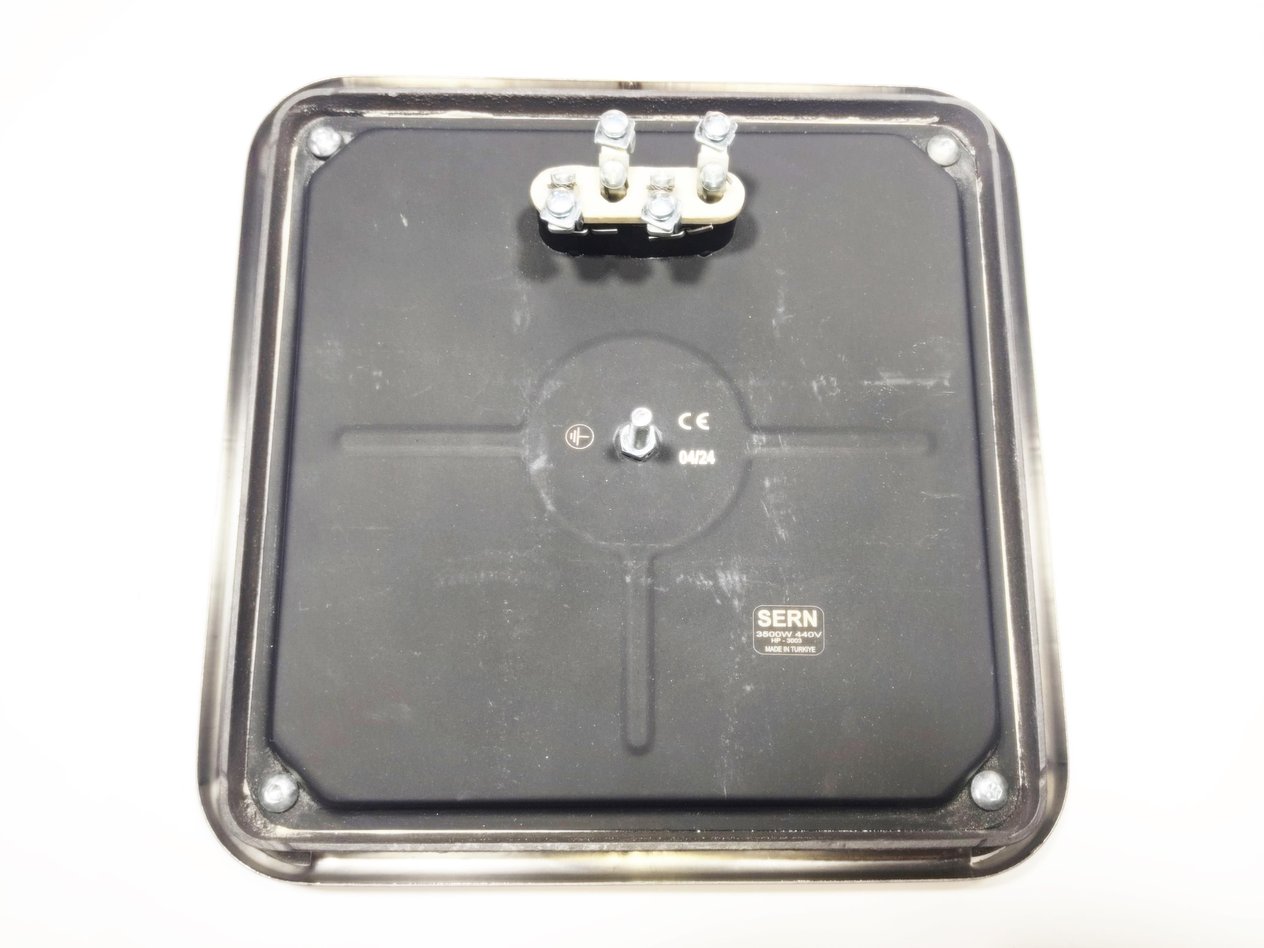 Endüstriyel Ocak 30X30 440V 3500W Square Endüstriyel Hotplate