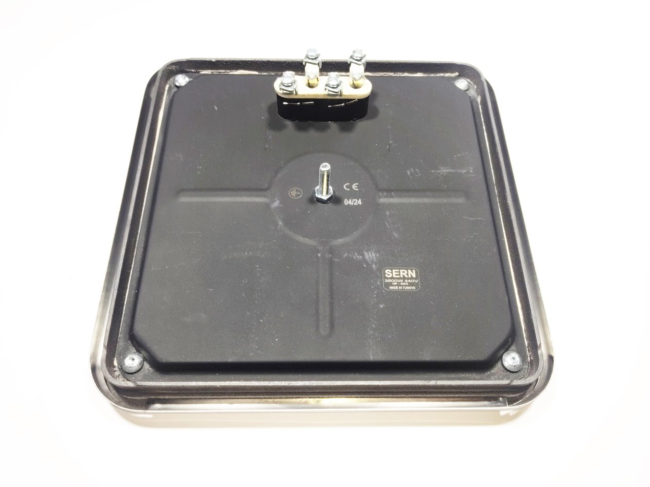 Endüstriyel Ocak 30X30 440V 3500W Square Endüstriyel Hotplate