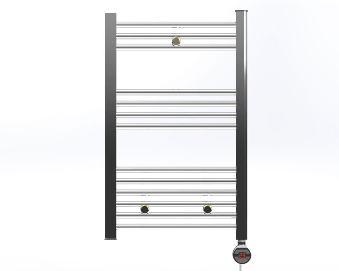 Havlupan Isıtıcı Rezistans 150 W / 230 V / L:330 MM, Krom, Yuvarlak Dijital, HP015 Model