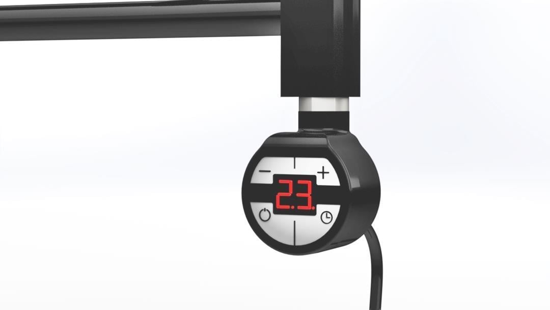 Havlupan Isıtıcı Rezistans 150 W / 230 V / L:330 MM, Siyah, Yuvarlak Dijital, HP015 Model