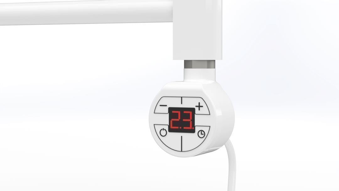 Havlupan Isıtıcı Rezistans 150 W / 230 V / L:330 MM, Beyaz, Yuvarlak Dijital, HP015 Model