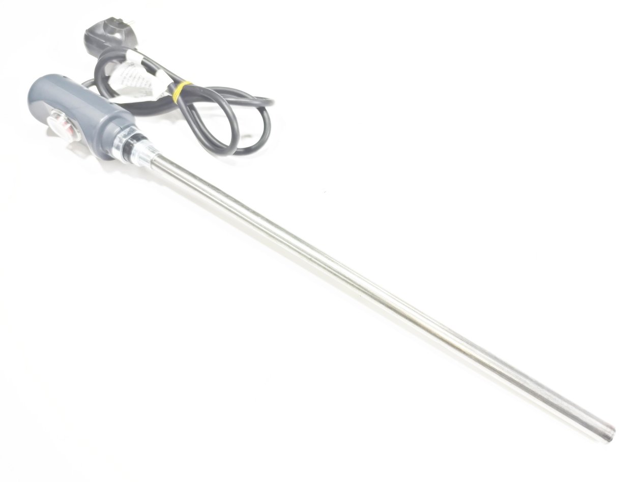 Havlupan Isıtıcı Rezistans 800W / 230V / L:650MM , Gri, On/Off Anahtar, HP03 Model - Towel Radiator Heater Resistors 800W / 230V / L:650MM, Grey, On/Off Switch, HP03