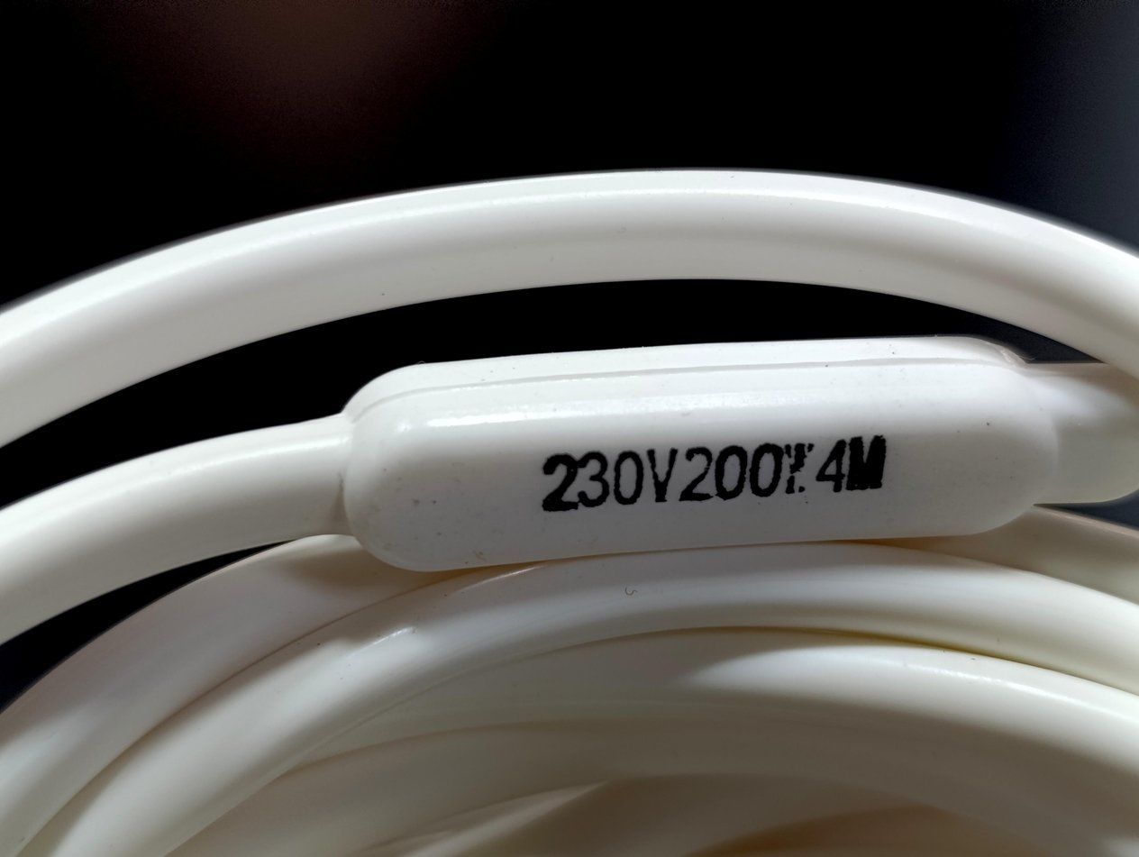 Kuluçka Drenaj Isıtıcı Rezistansı 4mt Sıcak 1mt Soğuk 200W 230V Artiko