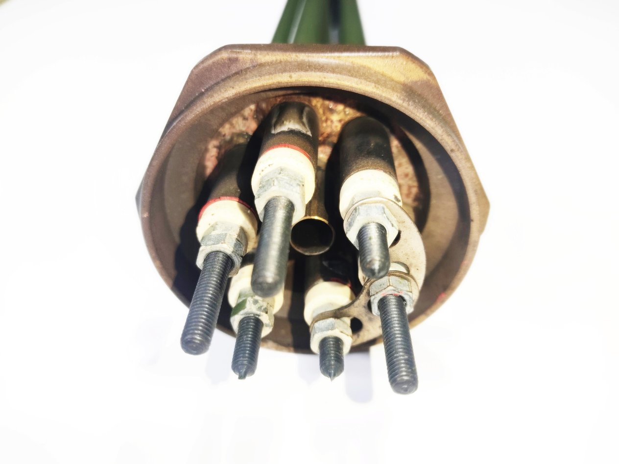 Özel Üretim Teflon Kaplamalı Isıtıcı Rezistans 2inç 316CR 55cm 15KW Trifaze