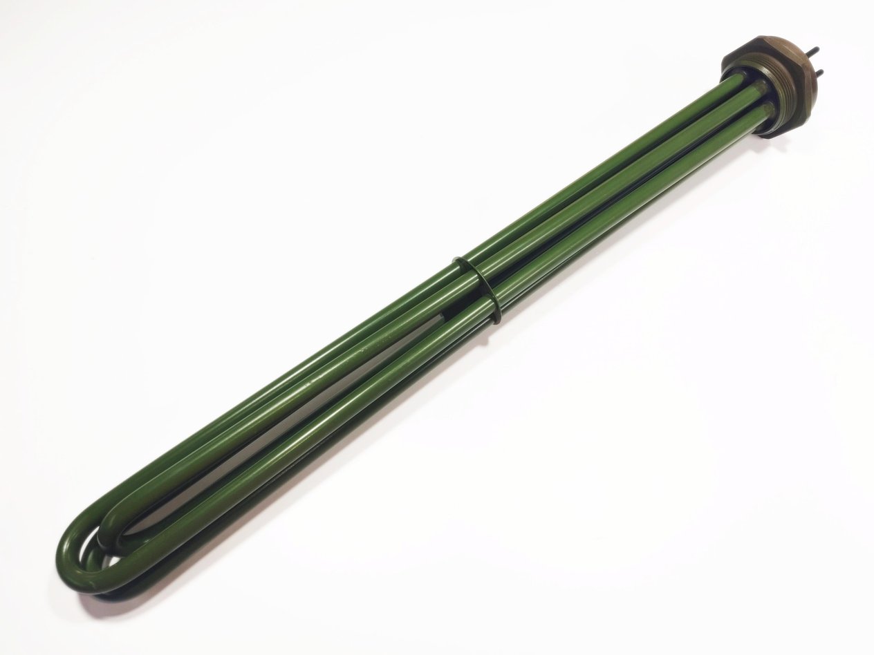 Özel Üretim Teflon Kaplamalı Isıtıcı Rezistans 2inç 316CR 55cm 15KW Trifaze