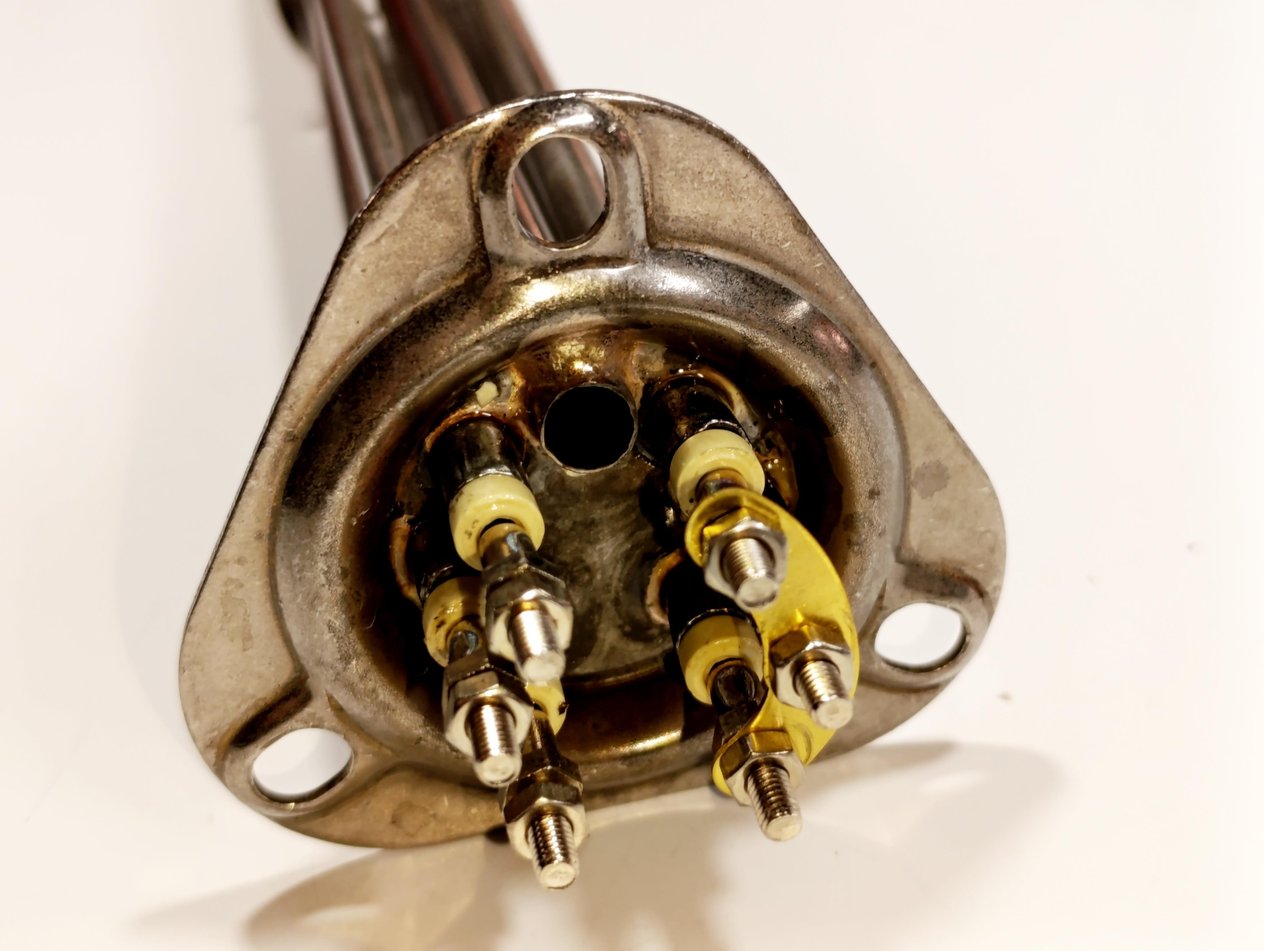 Sern 10,5KW Üçgen Küçük Flanş Endüstriyel Mutfak Isıtıcı Rezistansı CR304 - 1352120217-00/00