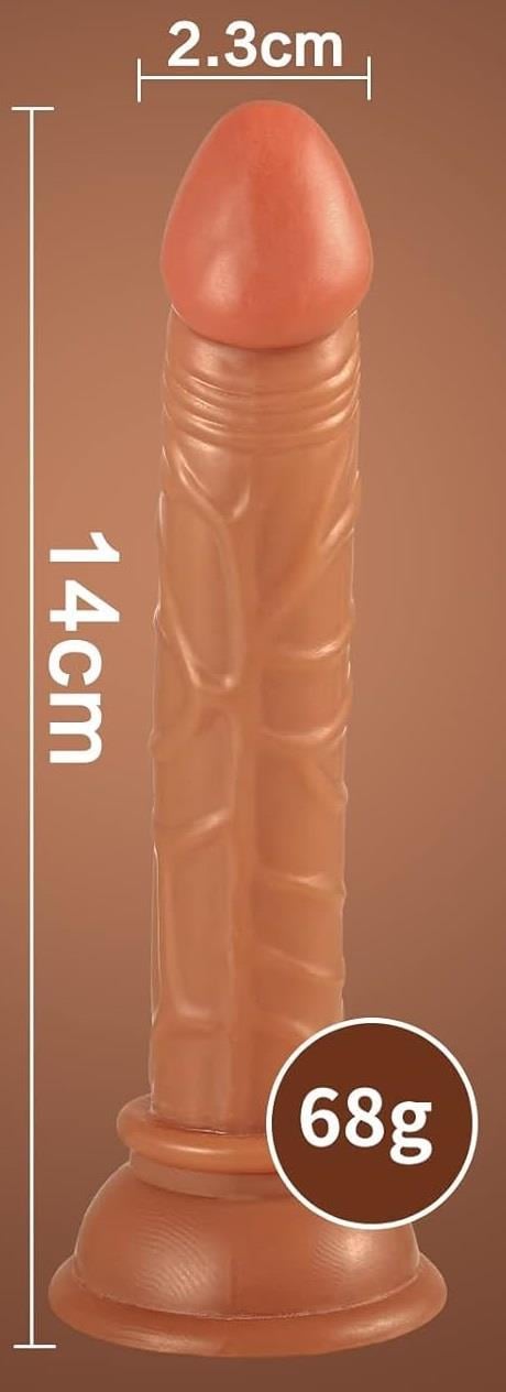 Belden Bağlamalı Yumuşak 13 Cm Kemerli Anal Vajina Yumurtalıksız Melez Vantuzlu Takma Dildo Penis