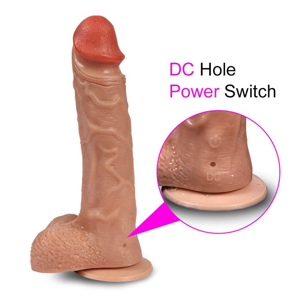 Bronte Uzaktan Kumandalı Şarjlı 20.5 Cm Oynar Başlıklı 20 Mod Titreşimli Penis Realistik Vibratör