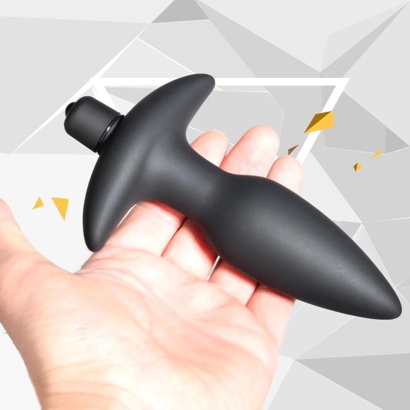Özel Soft Silikon Dokuda Anal Ve Vajinal Güçlü Titreşimli Anal Vibratör Genişletici Açıcı Plug