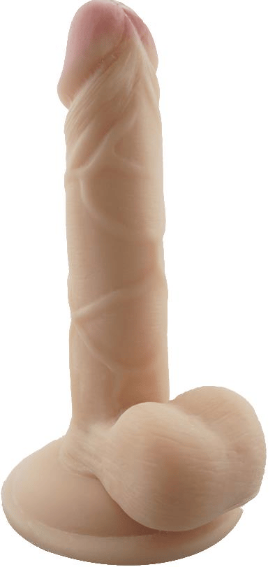 Süper Gerçekçi Doku 16 Cm Belden Bağlamalı Kemerli Anal Vajina Dildo Vantuzlu Realistik Takma Penis