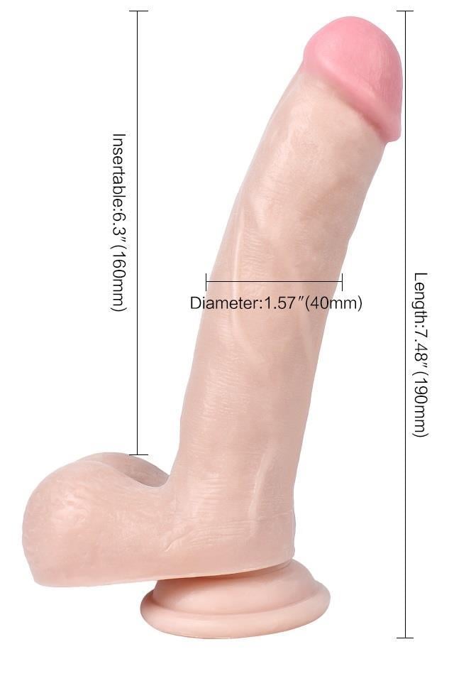 Takma Belden Bağlamalı Gerçekçi Et Dokusunda 19 Cm Penis Vantuzlu Ten Rengi Realistik Kemerli Dildo
