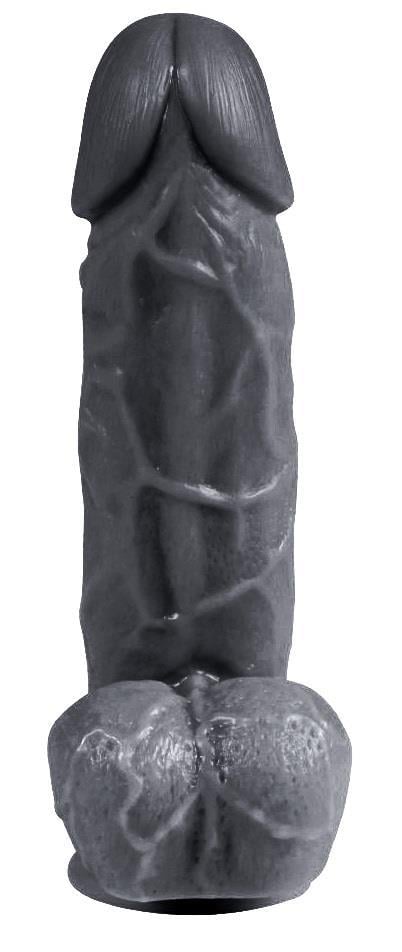 Ultra Gerçekçi Dokuda Belden Bağlamalı Zenci 22 Cm Kalın Penis Realistik Takma Kemerli Siyah Dildo