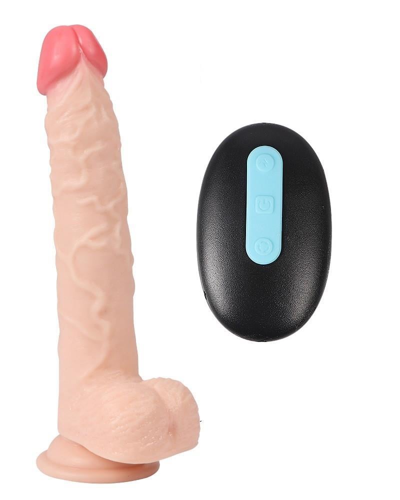 Uzaktan Kumandalı Şarjlı 23 Cm 10 Mod Titreşim Takma Kemerli Dildo Penis Belden Bağlamalı Vibratör