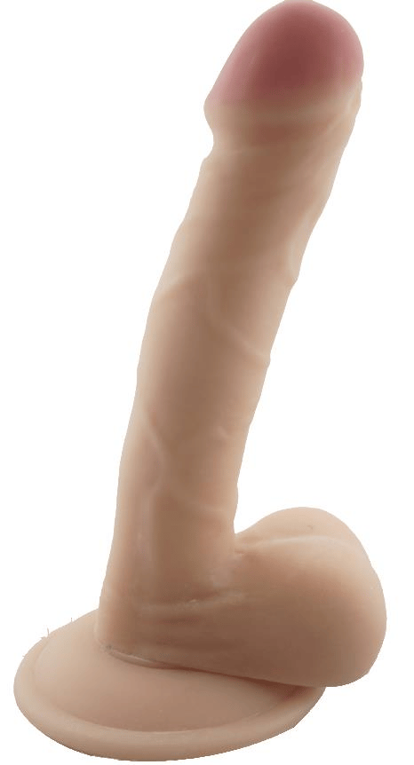 Yumuşak Dokuda 19 Cm Belden Bağlamalı Penis Vantuzlu Gerçekçi Deri Kemerli Realistik Takma Dildo