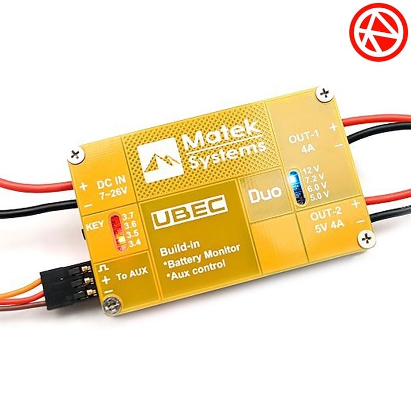 UBEC DUO, 4A/5~12V & 4A/5V