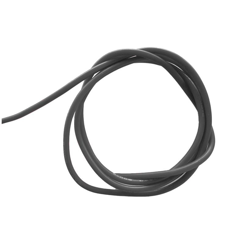 Yumuşak Silikon 16 AWG Siyah KabloAmassYumuşak Silikon 16 AWG Siyah kablo 1 Metre