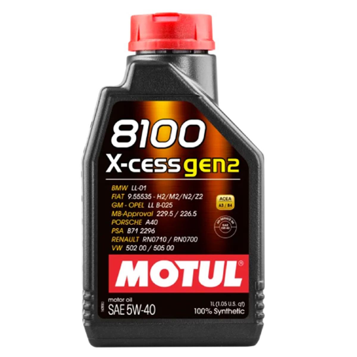 8100 X-CESS GEN2 5W-40 1Lt