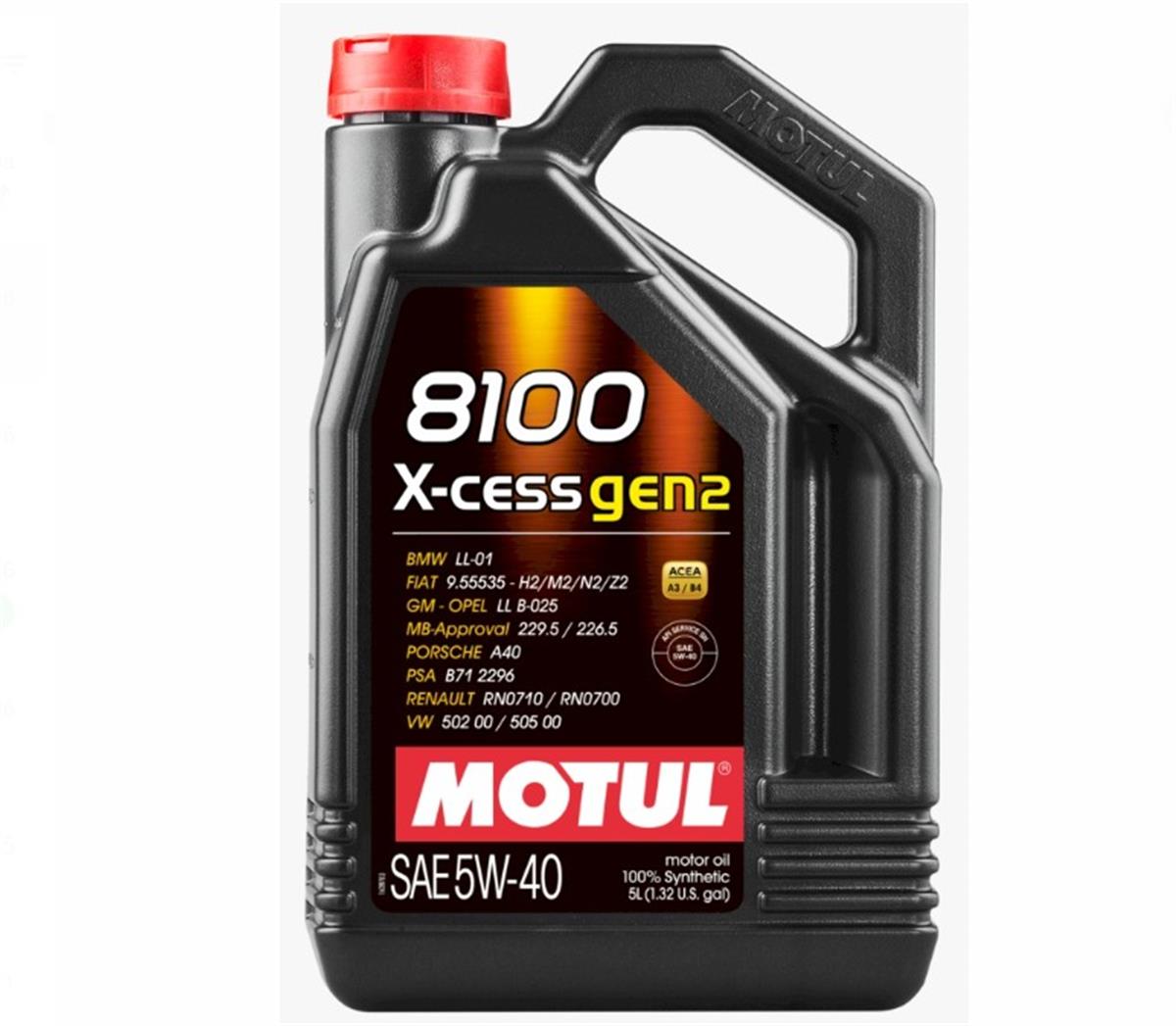 8100 X-CESS GEN2 5W-40 5Lt