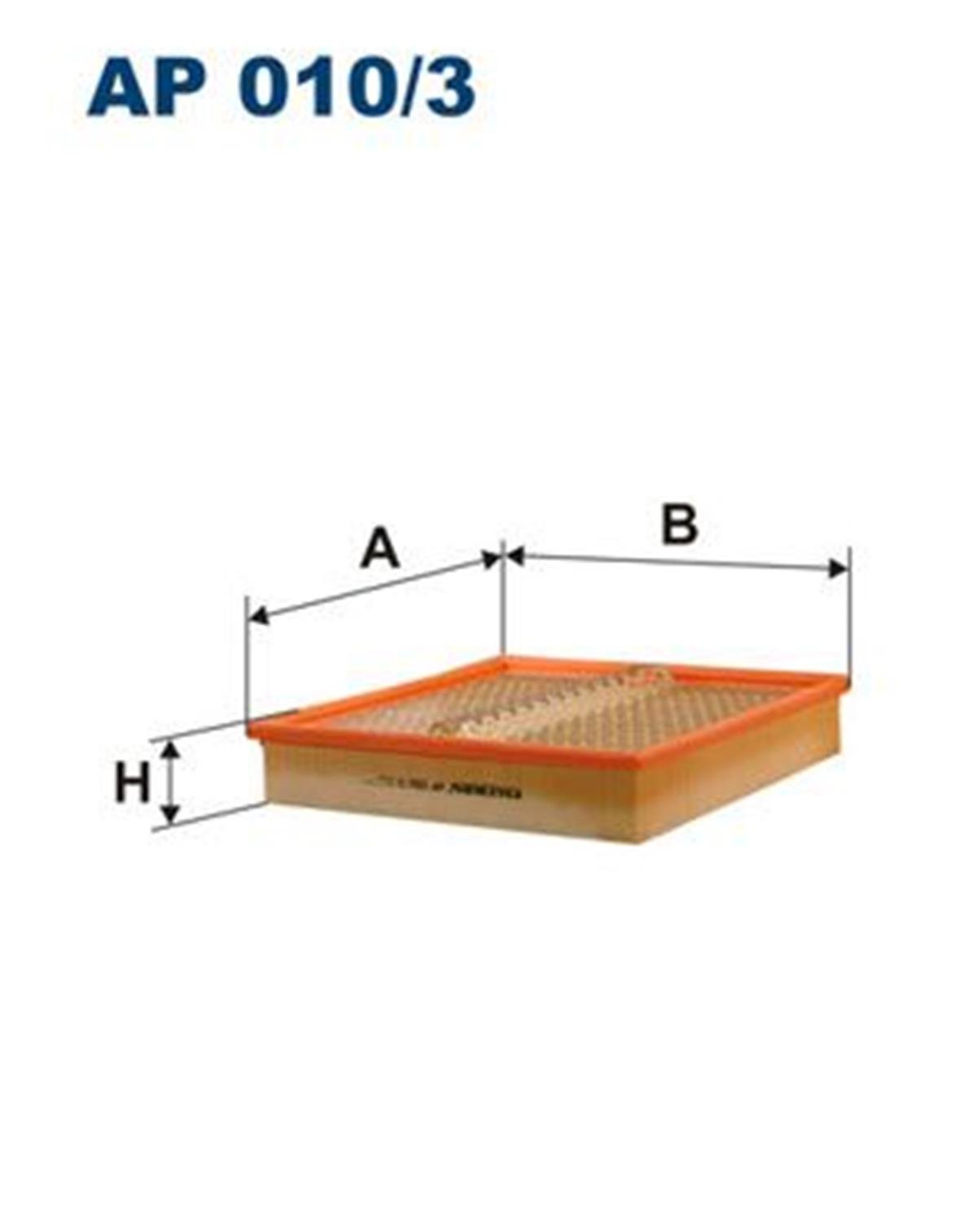 FILT AP 010/3 HAVA FILTRESI TD