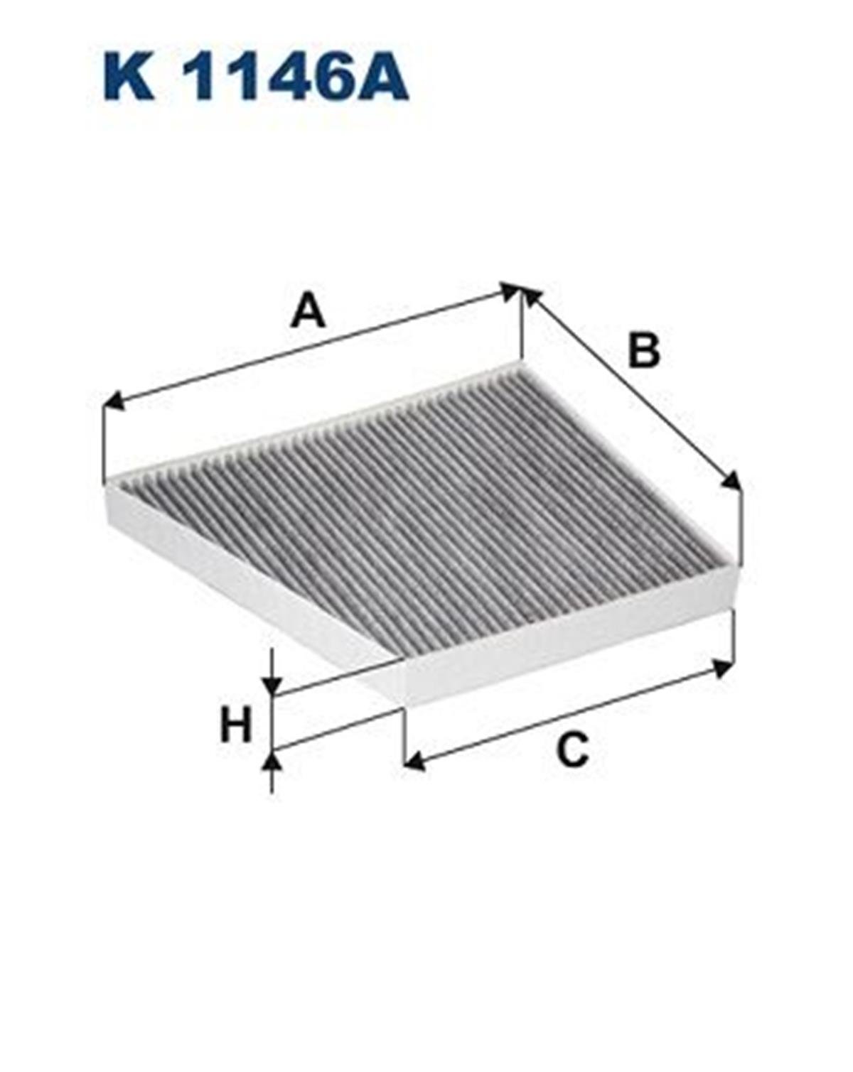 FILT K 1146A POLEN FILTRESI  KARBONLU