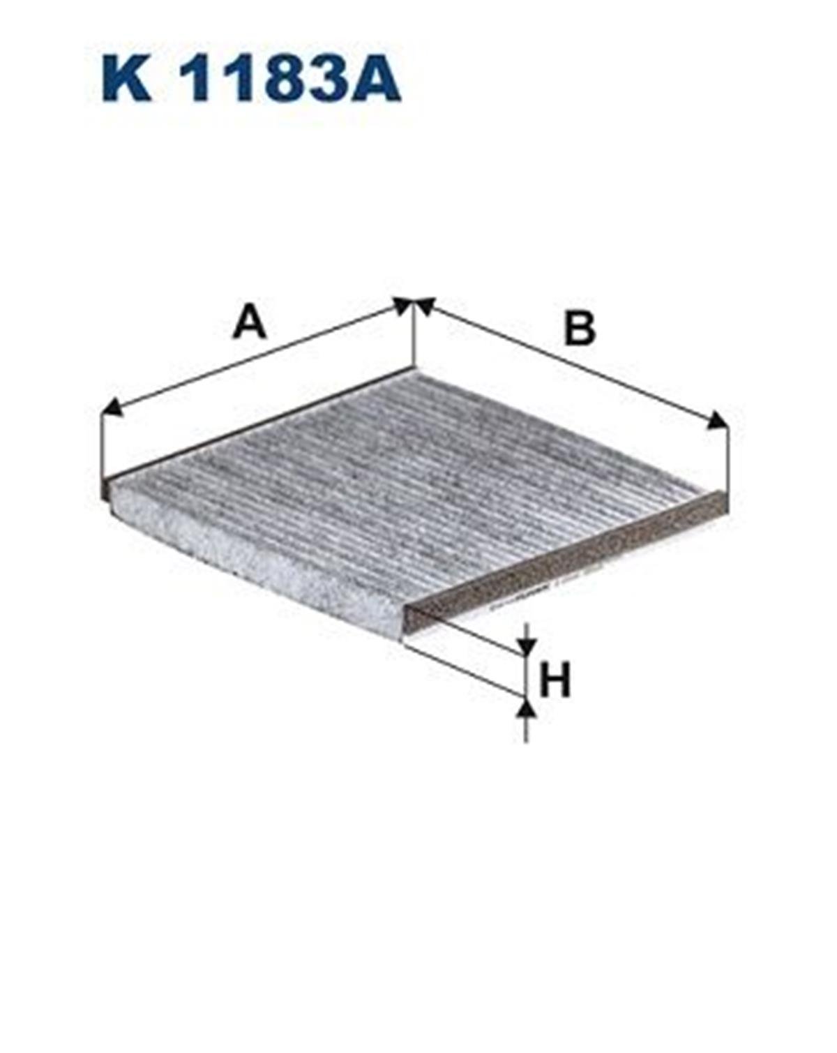 FILT K 1183A POLEN FILTRESI KARBON : SOFT TIP