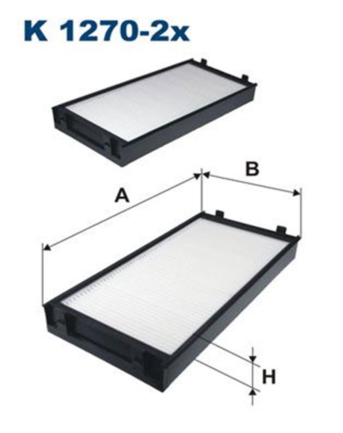 FILT K 1270-2x POLEN FILTRESI 