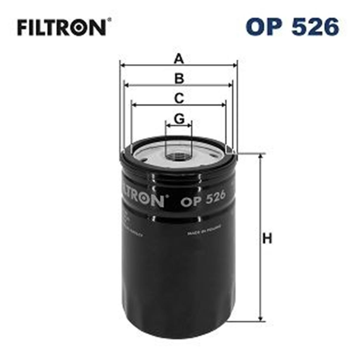 FILT OP 526 YAG FILTRESI OC47 / LS702 (BENZINLI)