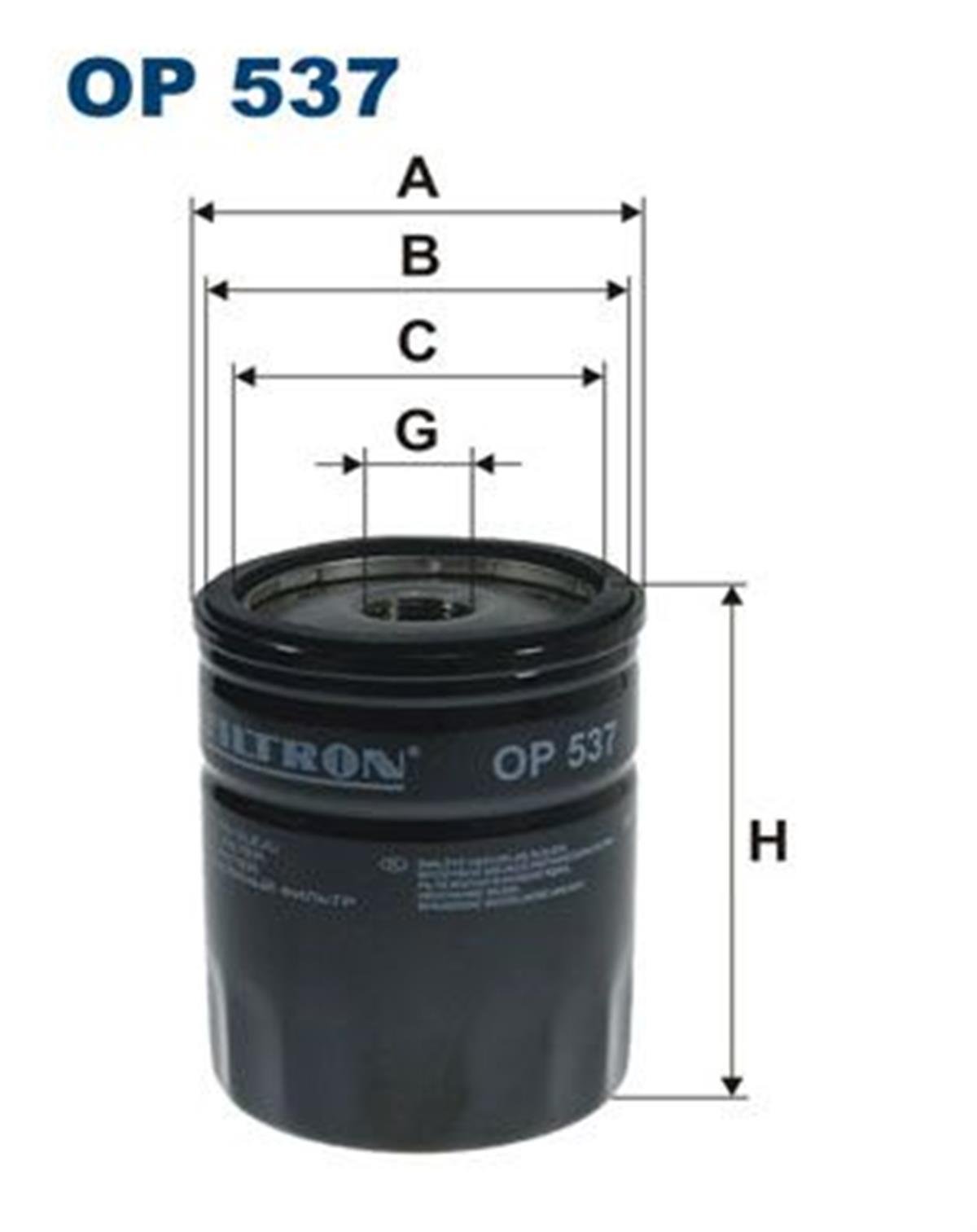 FILT OP 537 YAG FILTRESI 