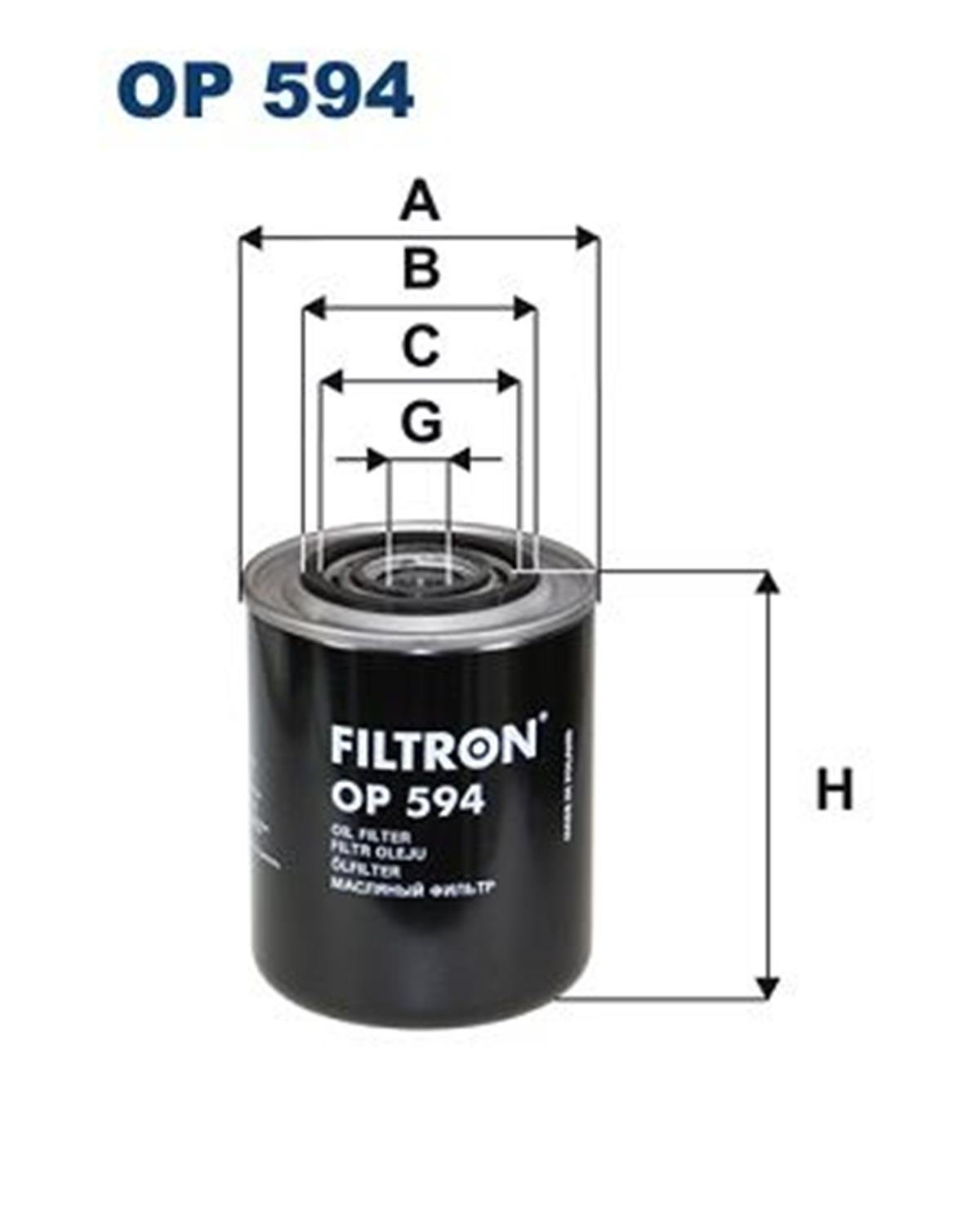 FILT OP 594 YAG FILTRESI 