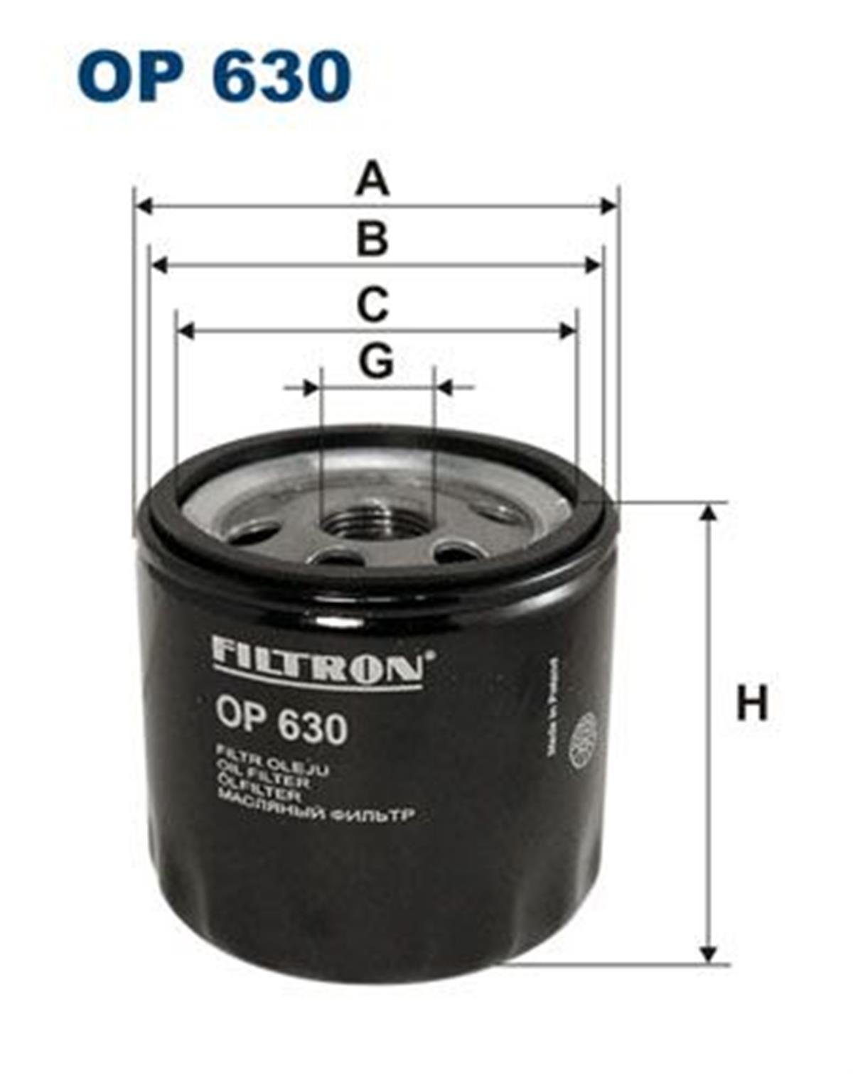 FILT OP 630 YAG FILTRESI 