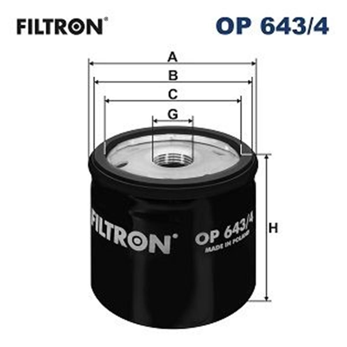 FILT OP 643/4 YAG FILTRESI 