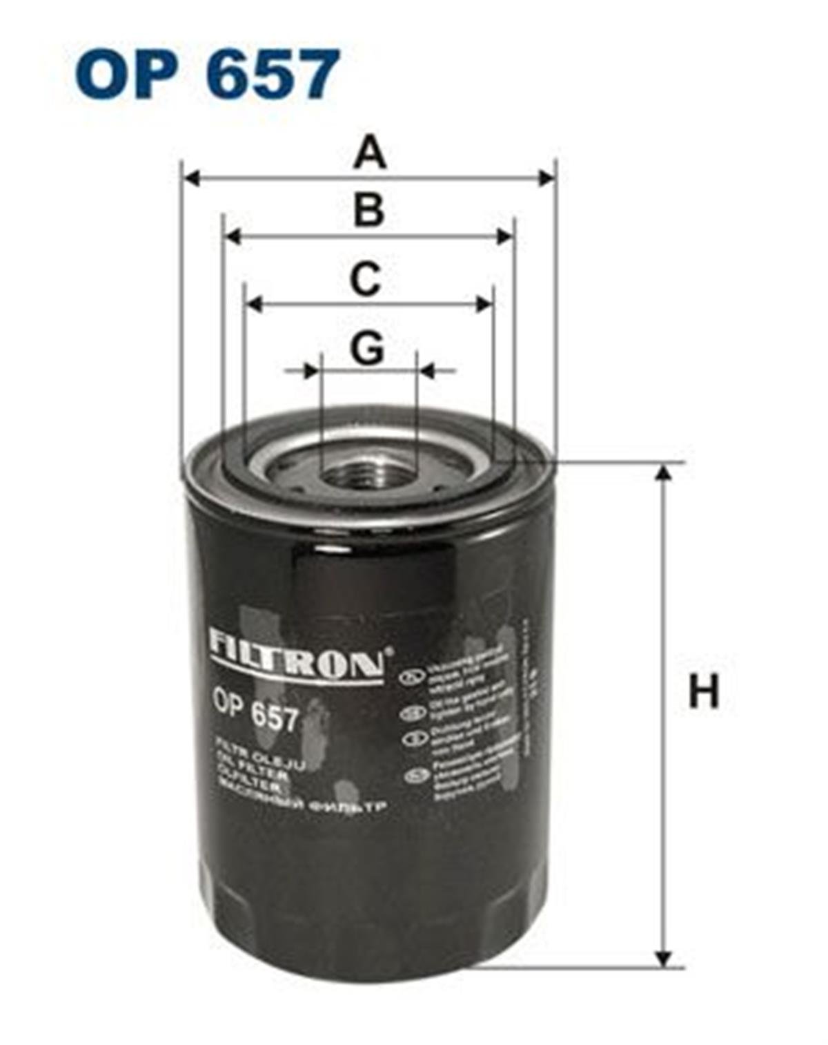 FILT OP 657 YAG FILTRESI 