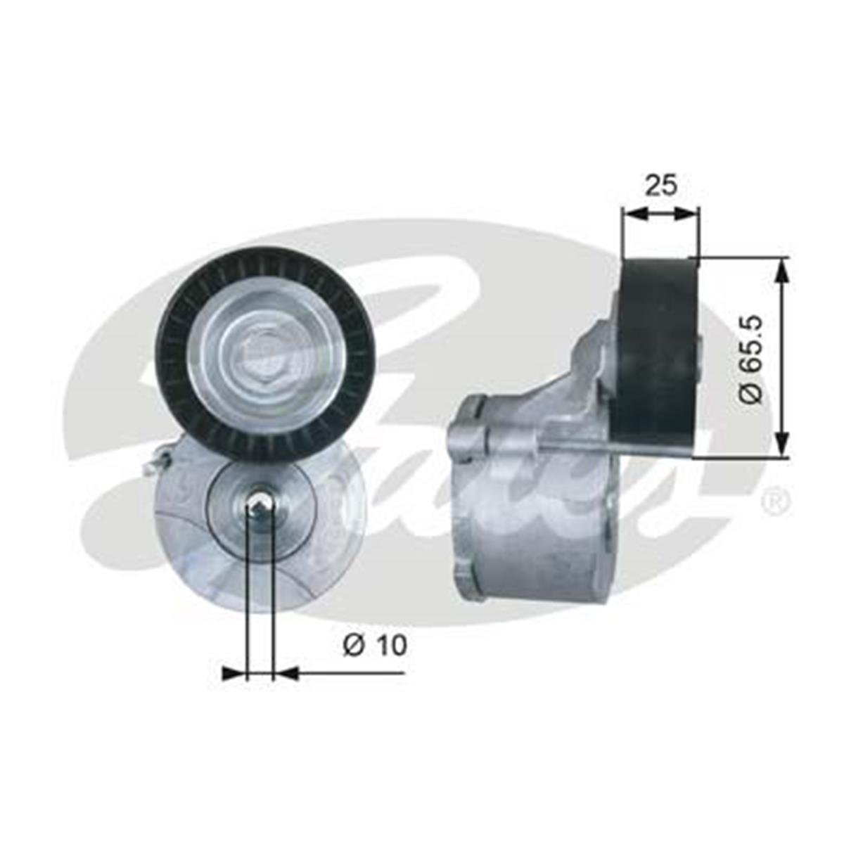 GATES T39281 ALTERNATOR GERGISI KOMPLE OPEL AGILA B FORD KA 1,3TDCI 08 / ALFA ROMEO 159 CROMA 1,9JTD 05 11 BRAVO