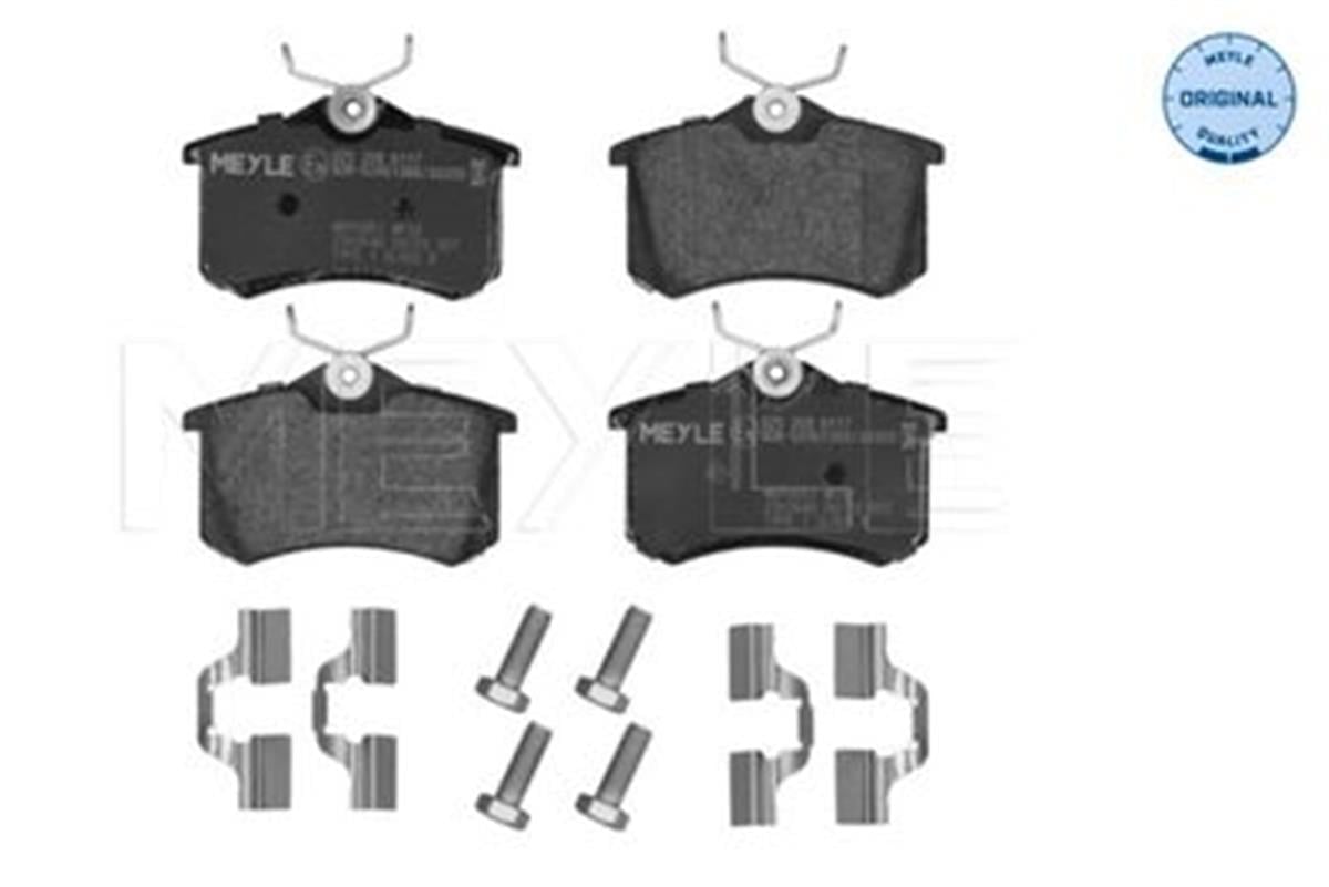 Meyle 0252096117 FREN BALATASI VW GOLFIV,V,VI,PASSAT,BORA ARKA