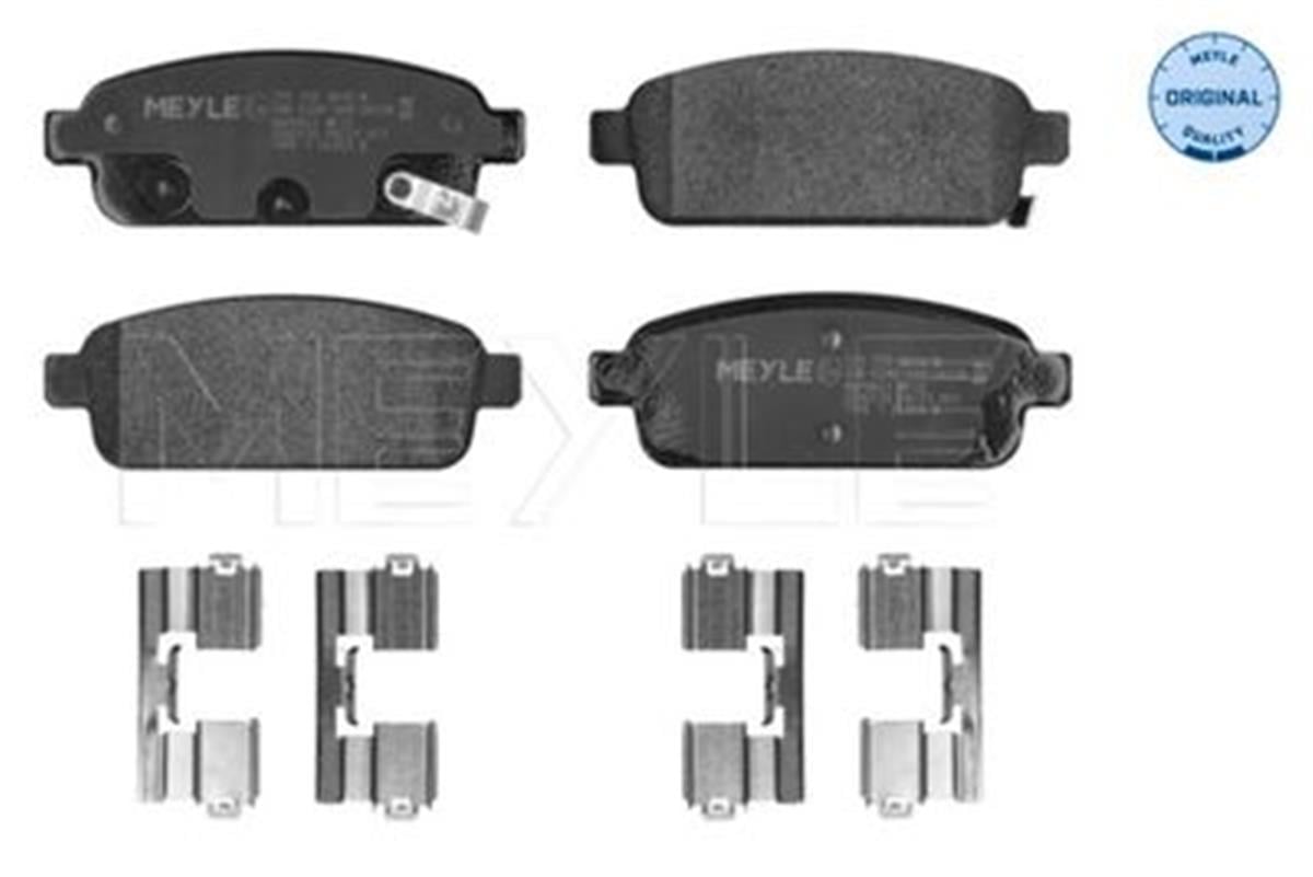 Meyle 0252509616 FREN BALATASI OPEL ASTRA J/CHEVROLET CRUZE ARKA