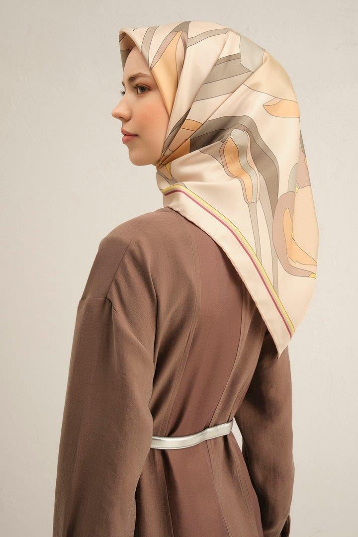 Armine Twill İpek Eşarp 9302D