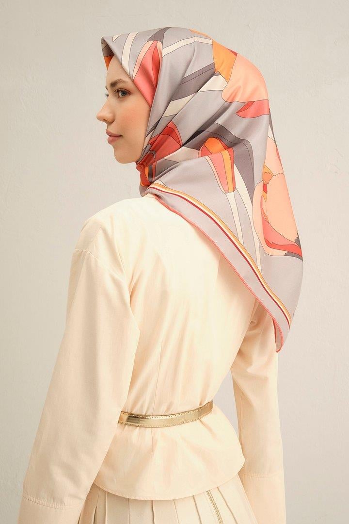 Armine Twill İpek Eşarp 9302D