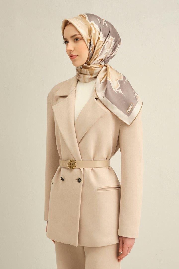 Armine Twill İpek Eşarp 9337D