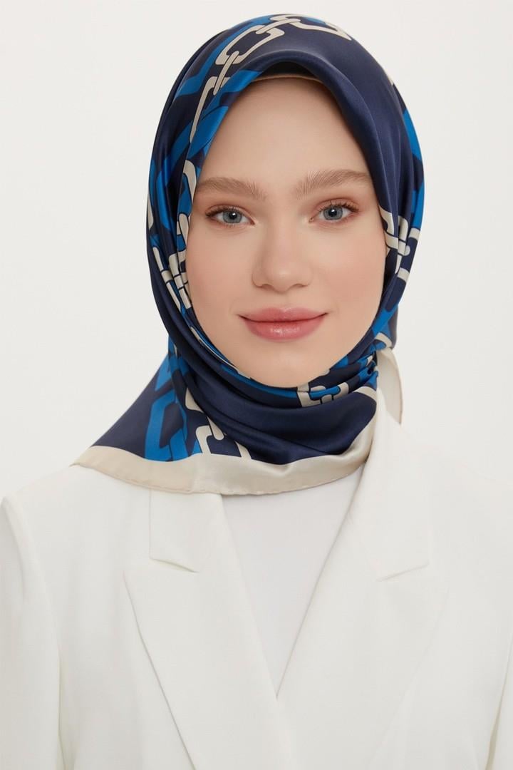 Armine Yeni Sezon 2022 İlkbahar Yaz Serisi %100 İPEK Twill Eşarp Modelleri Tesettür Nağme Ürünü 8736D-14