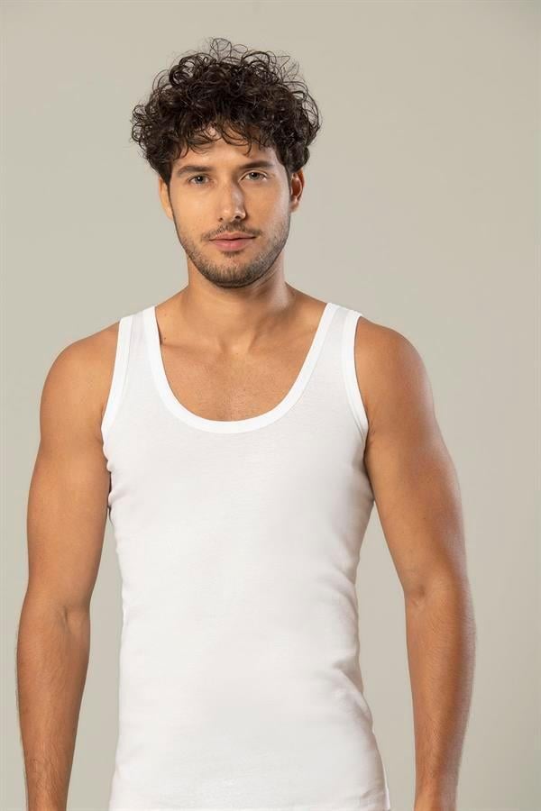 Erdem Beyaz Penye Atlet  1100