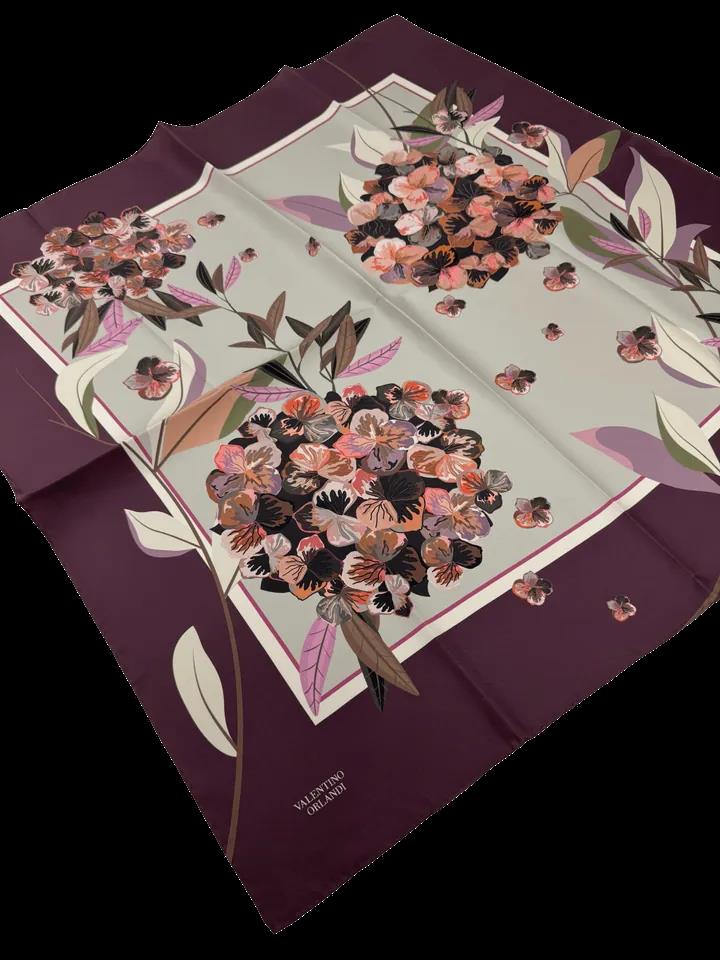 Valentino Orlandi Twill İpek Eşarp 124D