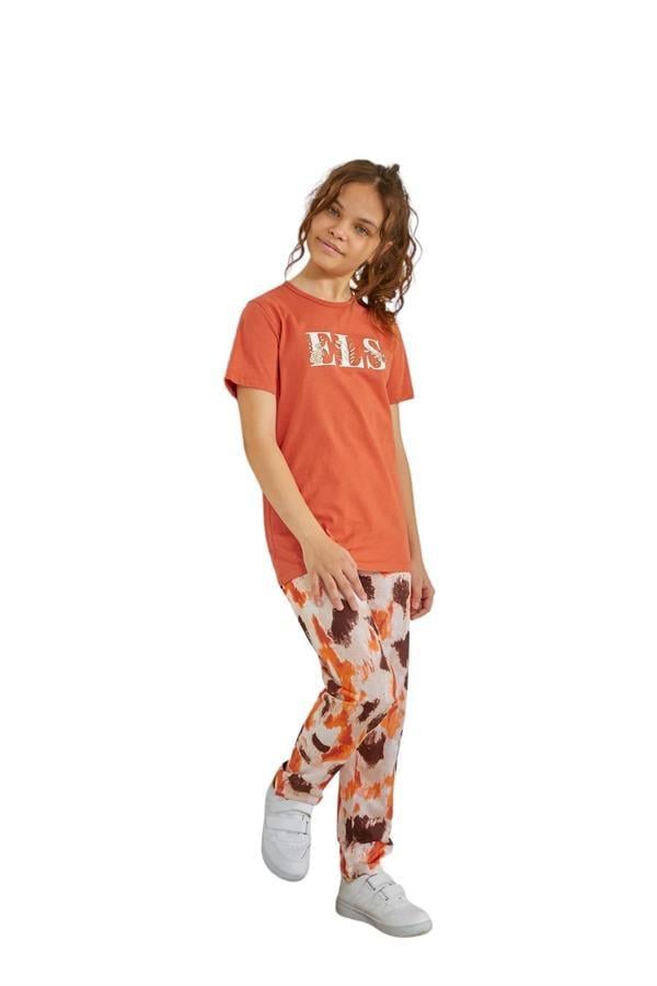 WeWeus Kiremit Kız Çocuk Pijama Takımı 807