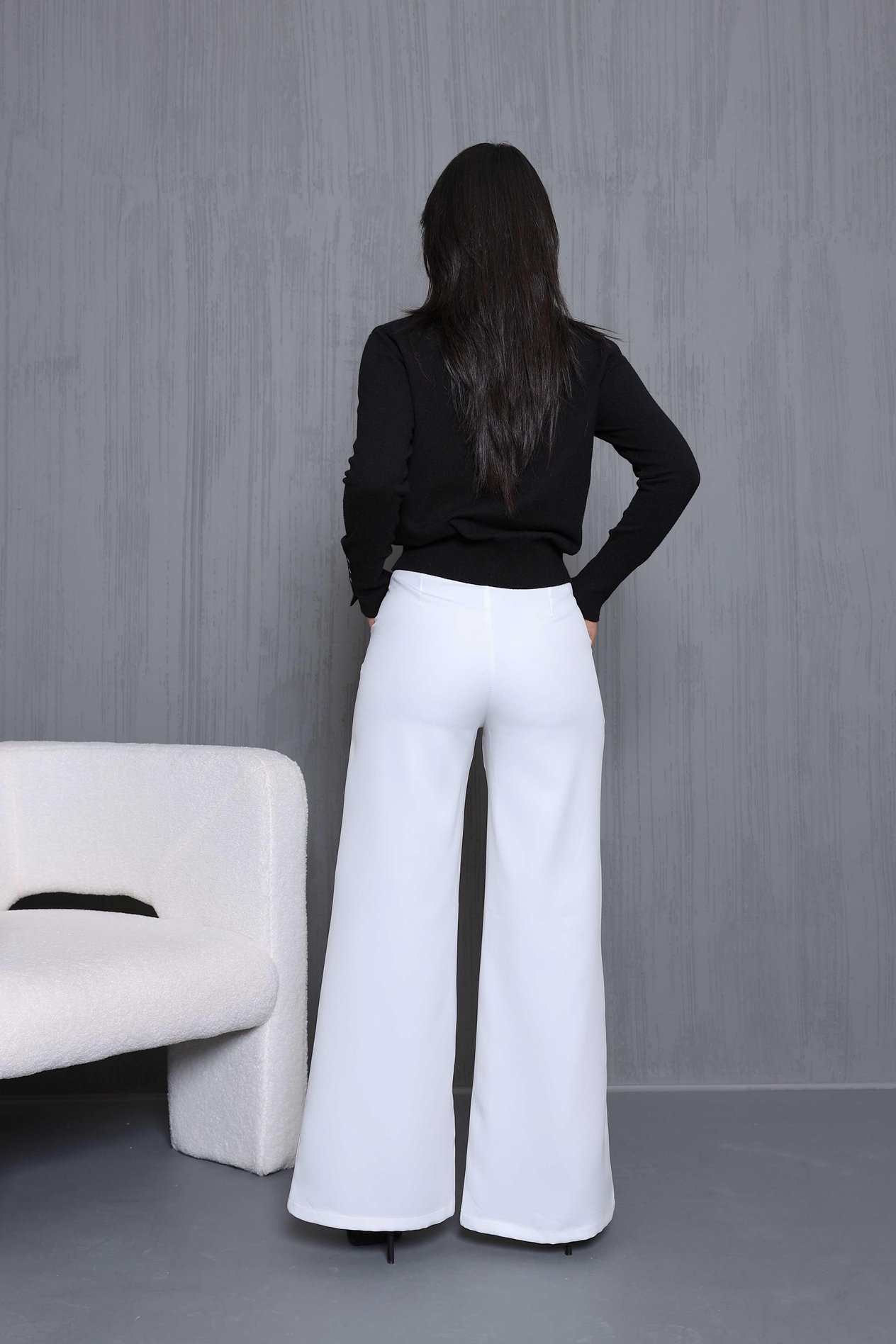 Pantolon - BEYAZ