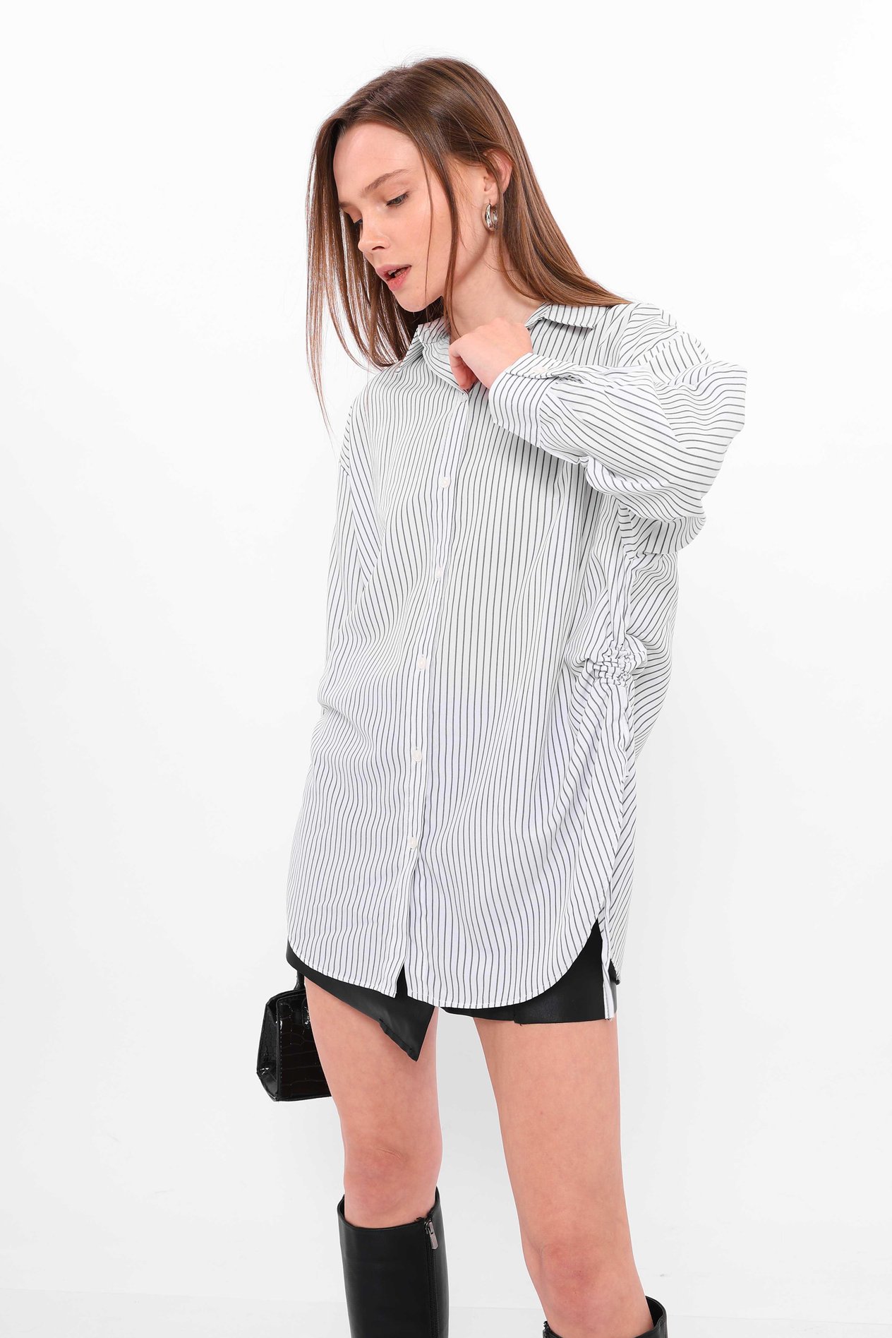 Striped Shirt Black