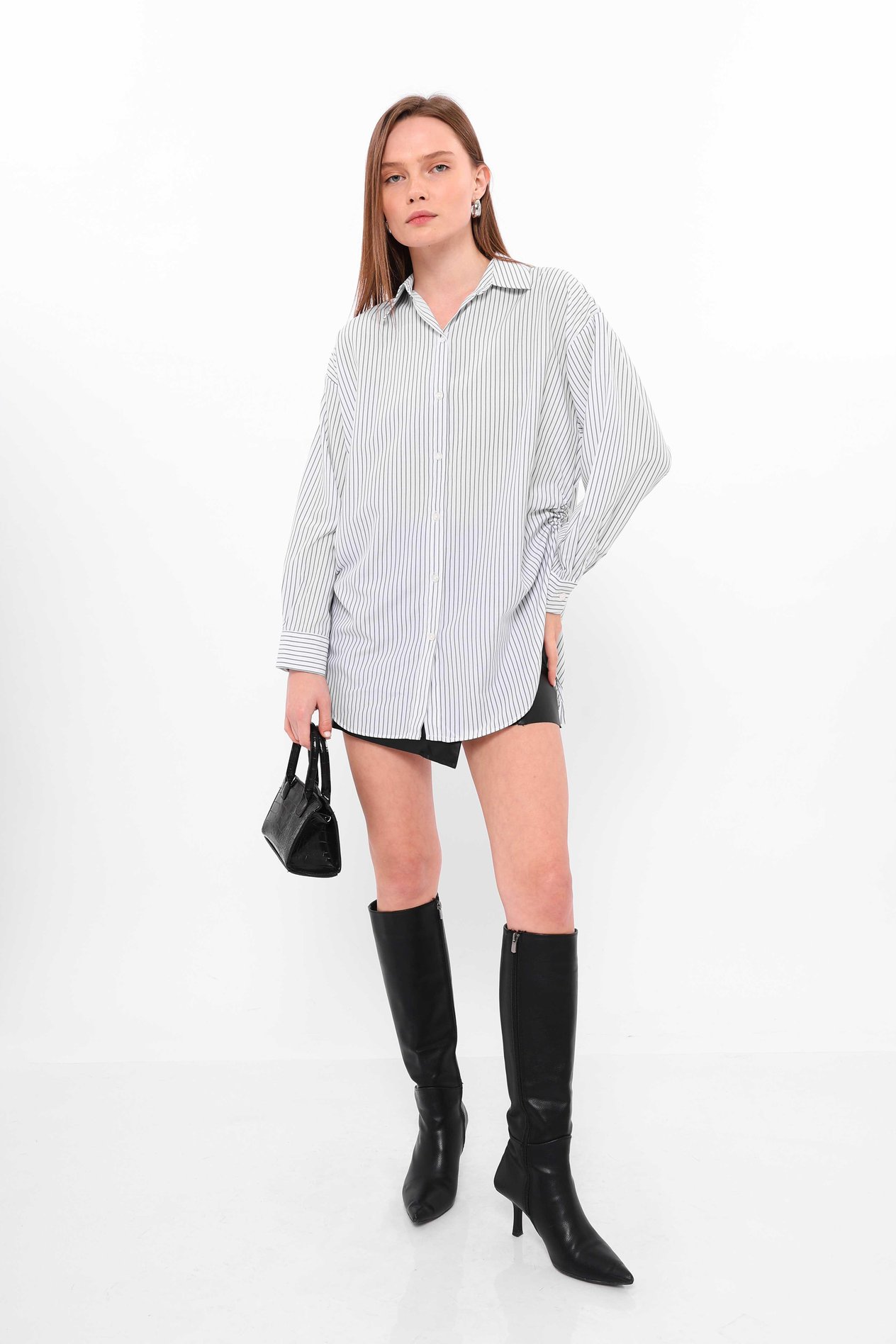 Striped Shirt Black
