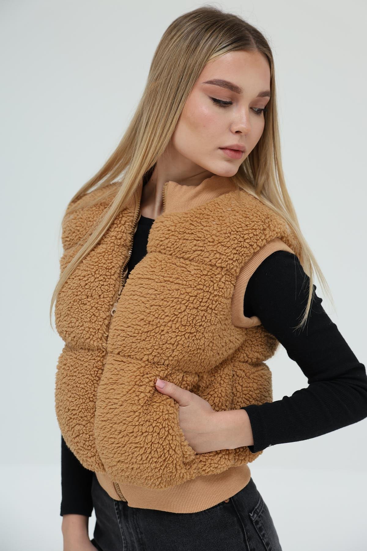 WELSOFT YELEK - Camel