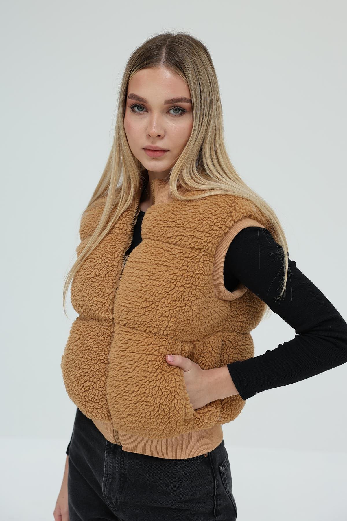 WELSOFT YELEK - Camel